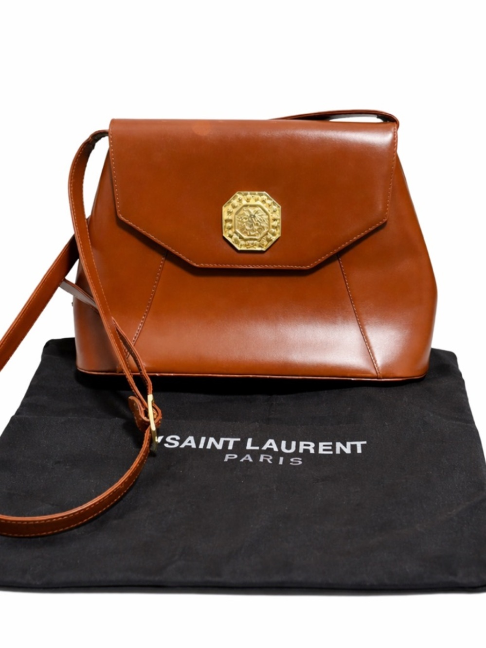 Yves Saint Laurent vintage leather shoulder bag crossbody
